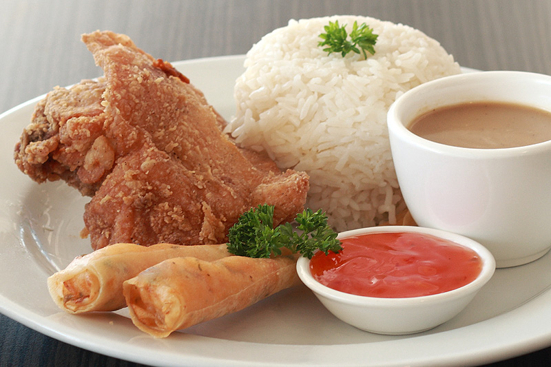 Turo-Turo $10 lunch - Joyful Chicken with Shrimp Twisters