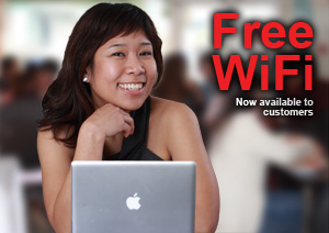 Turo-Turo Philippine Cafe - free Wifi for Customers